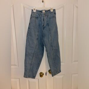 A New Day Light Blue Denim Barrel Jeans